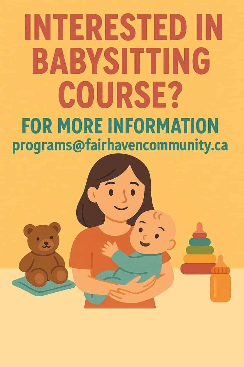 Babysitter Course Poster